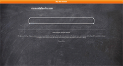 Desktop Screenshot of elementalaudio.com